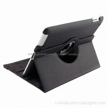 360-degree Rotating Leather Stand Case for iPad Air, Tear-resistant Material/More Colors for Choice